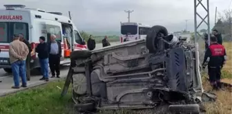 Burdur'da otomobil takla attı, sürücü hayatını kaybetti