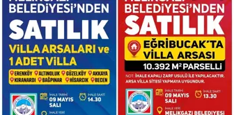 Melikgazi Belediyesi'nden satılık villa ve villa arsası ihalesi