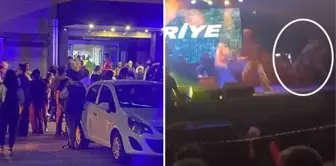 Konserde sahneden düşen Kibariye apar topar hastaneye kaldırıldı