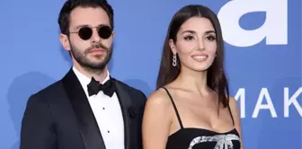 Cannes Film Festivali'ne giden Hakan Sabancı ve Hande Erçel birlikte poz verdi