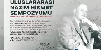 Uluslararası Nazım Hikmet Sempozyumu 3 Haziran'da başlıyor