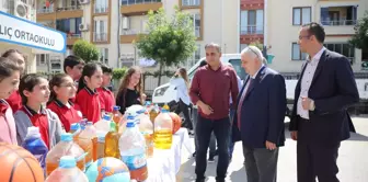 Gemlik'te öğrenciler atık yağları toplayarak çevreyi korudu