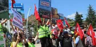 Tokat'ta Köylüler Maden Arama Çalışmalarını Protesto Etti