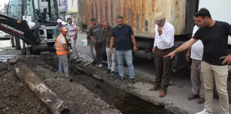 Muş Malazgirt ilçesinde doğal gaz çalışmaları sürüyor