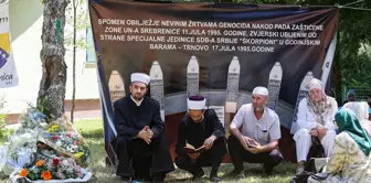 Bosna Hersek'teki savaşta kurşuna dizilen Srebrenitsalı 6 genç dualarla anıldı