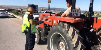 Yozgat'ta Jandarma Trafik Timleri Sürücüleri Hız Limiti Konusunda Uyardı