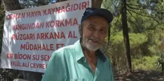 Bodrum'da Orman Yangınlarına Karşı Su Bidonu Kampanyası