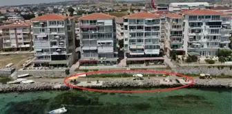 Halk tepkili! Silivri Selimpaşa'da kayalıklara beton döküp kendilerine ait alan oluşturdular