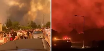 Son Dakika: 6 gündür alevlere teslim olan Rodos Adası'ndaki Türk vatandaşları tahliye edildi