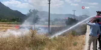 Burdur'da aynı anda iki farklı yerde arazi yangını çıktı