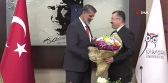 KBÜ Rektörü Prof. Dr. Fatih Kırışık görevi devraldı