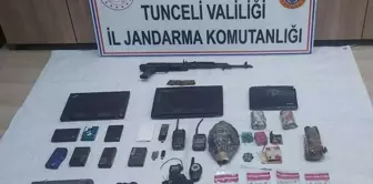 Tunceli'de teröristlerin kullandığı 4 sığınak imha edildi