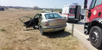 Çanakkale'de trafik kazası: 2 kişi yaralandı