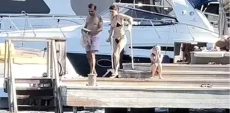 Kenan Doğulu ve Beren Saat Bodrum'da tatil yapıyor