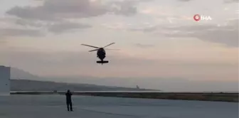 Van'da hamile kadın Skorsky helikopterle hastaneye ulaştırıldı