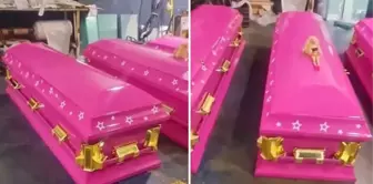 Sonunda bu da oldu! Barbie çılgınlığı sınır tanımadı, pembe boyalı tabutlar piyasaya sürüldü