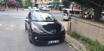 Samsun'da otomobil ile motosiklet çarpıştı: 1 yaralı