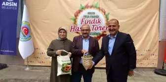 Coğrafi işaretli Arsin Foşa Fındığı'nın hasadı törenle başladı