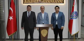 Edirne Vali Vekili ve Vali Yardımcısı Emniyet Müdürünü Ziyaret Etti