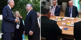 Cumhurbaşkanı Erdoğan, Budapeşte'de Macaristan Başbakanı Orban ile görüştü