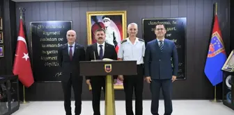 Karaman Valisi İl Jandarma Komutanlığını Ziyaret Etti