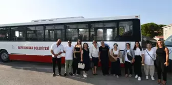 İzmir Büyükşehir Belediyesi, Seferihisar Belediyesi'ne bir otobüs hibe etti