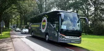 Fenerbahçe, Twente maçı için Hollanda'ya geldi