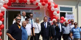 Adıyaman'da depremden etkilenen okula prefabrik anaokulu açıldı