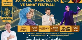 Germencik'te 20. İncir, Tarım, Kültür ve Sanat Festivali Hazırlıkları Tamamlandı