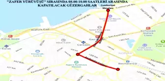 İzmir'in düşman işgalinden kurtuluşu etkinlikleri nedeniyle bazı yollar trafiğe kapatılacak