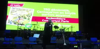 Çankaya Belediyesi'nce Yapılan Bademlidere Cumhuriyet Parkı Açıldı.