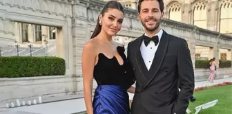 El ele, göz göze! Hakan Sabancı ve Hande Erçel'den romantik gün batımı pozu