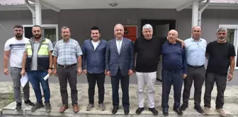 AK Parti Giresun Milletvekili Ali Temür Espiye ilçesinde grup yolunda incelemelerde bulundu