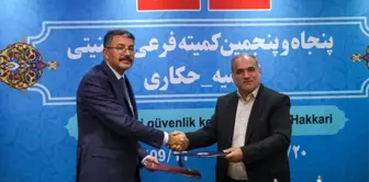 Hakkari ve Urmiye Valileri Arasında Güvenlik Komite Toplantısı Yapıldı