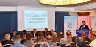 Hizmet-İş Sendikası Ağrı Şube Başkanı Emrah Aslan Güven Tazeledi