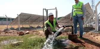 Şanlıurfa'da Güneş Enerjisiyle Kuyulardan İçme Suyu Çıkarılıyor