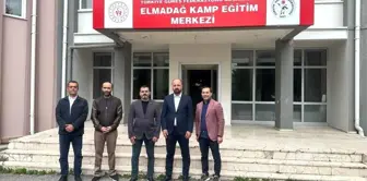 Türkiye Güreş Federasyonu Başkanı Şeref Eroğlu Elmadağ Kamp ve Eğitim Merkezi'nde İncelemelerde Bulundu