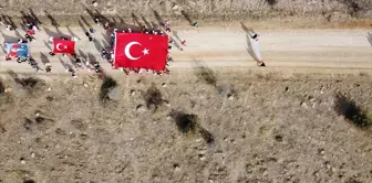 Çankırı'da '14. İstiklal Yolu Yürüyüşü' gerçekleştirildi