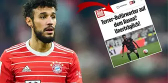 Filistin'e destek veren Bayern Münih'in yıldızı Mazraoui için Bild'den skandal manşet! Sınır dışı edilmesini isteyen bile var