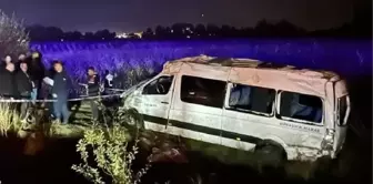 Kahramanmaraş'ta minibüs kazası: 1 ölü, 10 yaralı