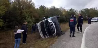 Tekirdağ'da Yolcu Minibüsü Devrildi: 16 Yaralı