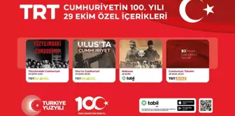 TRT'den Cumhuriyet'in 100. Yılına Özel İçerikler