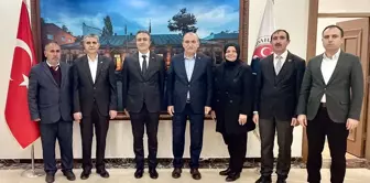 Büro Memur-Sen Genel Başkanı Yusuf Yazgan, Ardahan Valisi Hayrettin Çiçek'i ziyaret etti