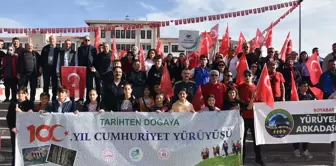 Boyabat'ta 100. Yıl Cumhuriyet Doğa Yürüyüşü yapıldı