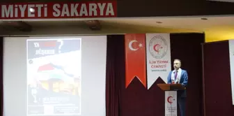 İlim Yayma Cemiyeti Sakarya Şubesince 'Ya Gazze Düşerse' konferansı gerçekleştirildi