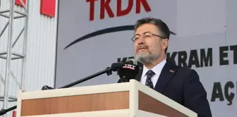 Bakan Yumaklı, Kars'ta Et Entegre Tesisi Açılış Töreni'nde konuştu Açıklaması