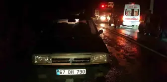 Karabük'te arızalanan otomobilin sürücüsü ağır yaralandı