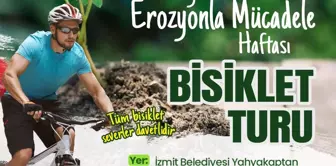 İzmit Belediyesi ve TEMA Vakfı iş birliğiyle Erozyonla Mücadele Haftası Bisiklet Turu düzenlenecek