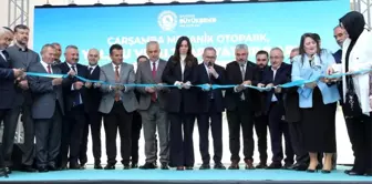 Samsun'da Çarşamba ilçesinde yapılan mekanik otopark ve altyapı yatırımları hizmete alındı