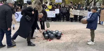 Çankırı Karatekin Üniversitesi Eldivan Sağlık Hizmetleri Meslek Yüksekokulu Gazze'deki Çocuk Hakları İçin Basın Açıklaması Yaptı